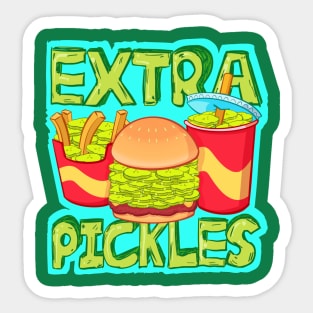 Extra Pickles Sticker